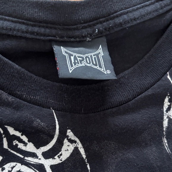 Tapout Black and White Graphic Tee Large - Picture 2 of 5